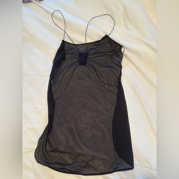 Victoria’s Secret mesh lingerie top with open back - Picture 4 of 4